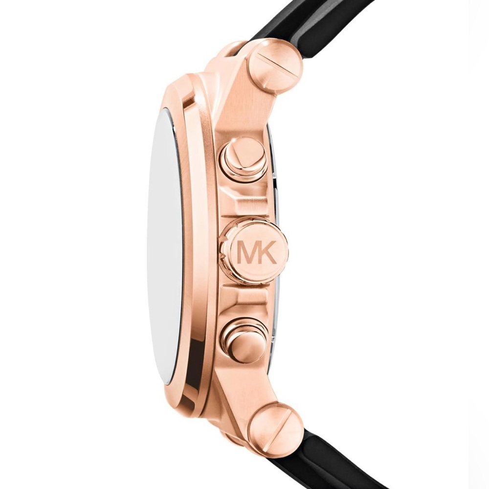 Michael Kors Dylan Men's Watch Style MK8184 Rose Gold & Black - Picture 7 of 15